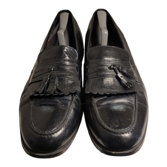 Nunn Bush Dress Flex Loafer Shoes Men\'s Black Leather Kilt Tassel Size 13 M main image 6